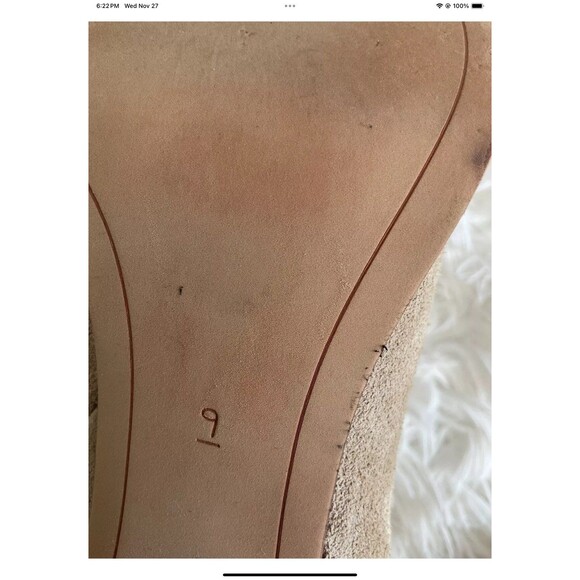 Sam Edelman Wm’s Size 9 Blake Tan Suede Leather Bootie/Boots Chunky Stacked Heel - Picture 3 of 9